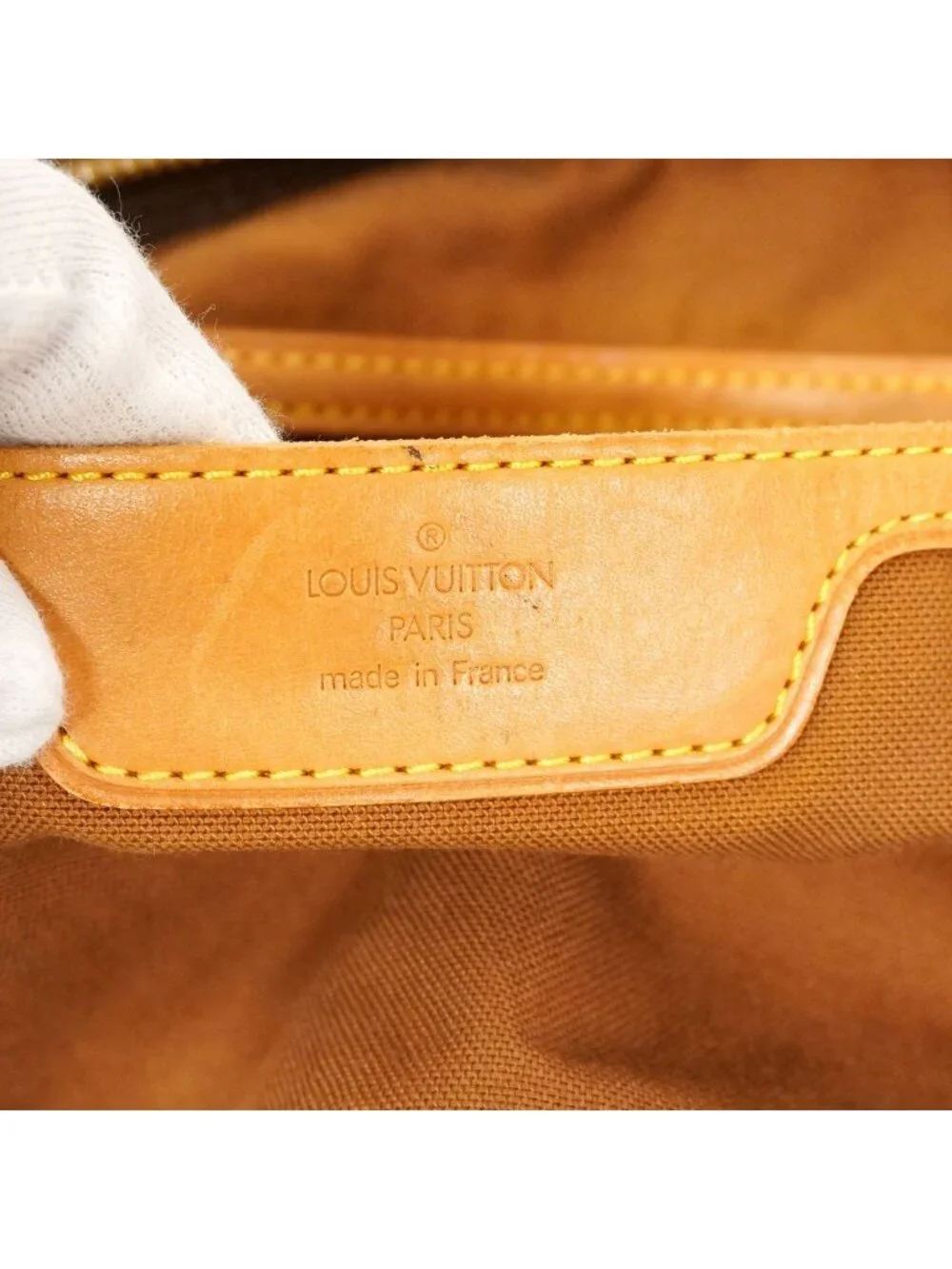 Louis Vuitton Boston Bag Monogram Sac Polochon Brown